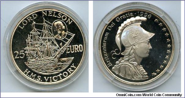 25 Euros
Silver Pattern
Lord Nelson Commemrative