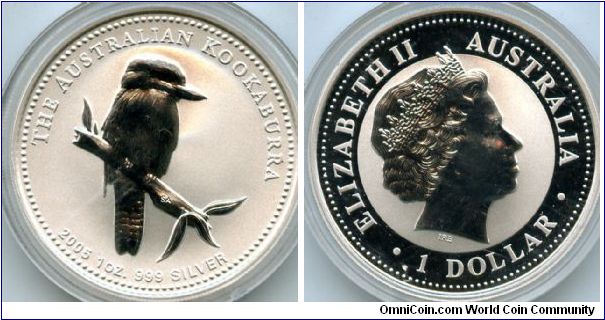 $1
1oz Silver Kookaburra
QEII