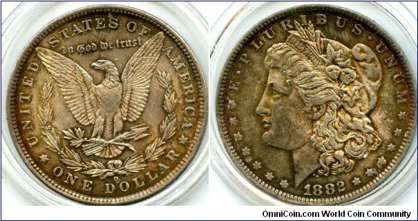 1882o
Morgan Dollar
Liberty Head & Eagle