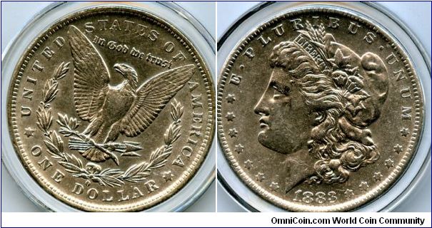 1883o
Morgan Dollar
Liberty Head & Eagle