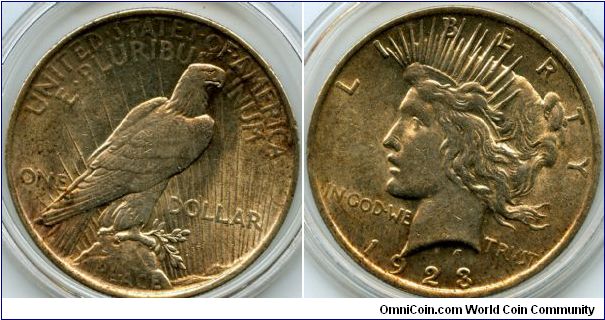 1923
Peace Dollar
Peace Dollar
Liberty Head & Eagle