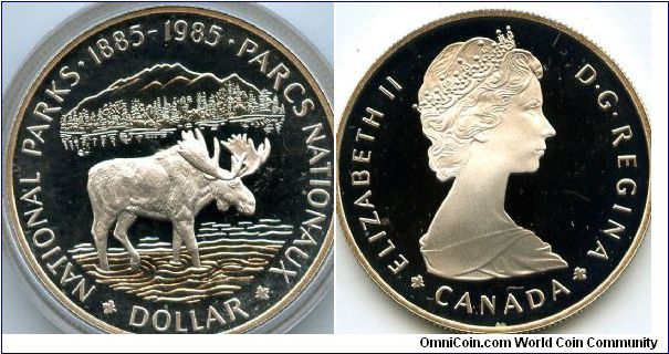 $1
National Parks/Moose Centenary
QEII