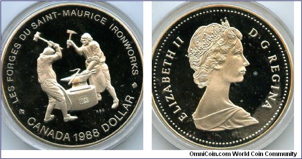 $1
250th Anniversery of the Saint-Maurice Ironworks
QEII