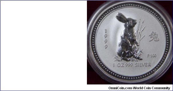 1 oz Lunar NCLT, Year of the Rabbit