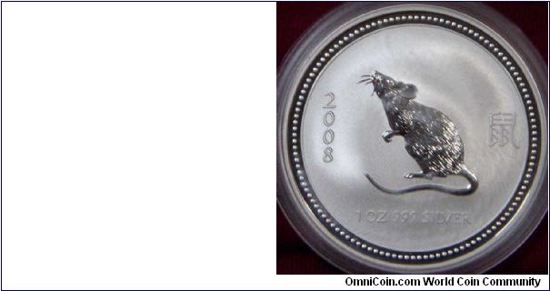 1 oz silver NCLT, Year of the Rat