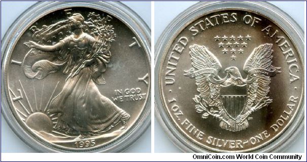 1995
$1 1oz Silver
American Eagle