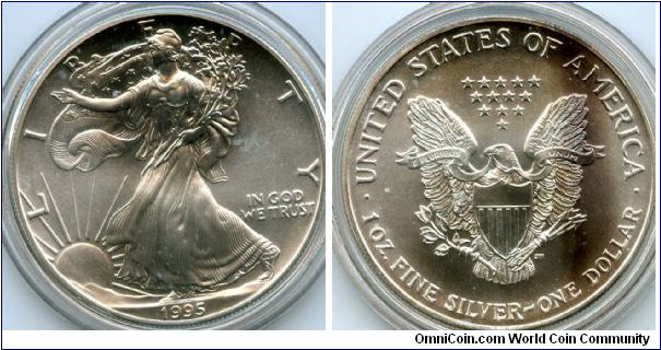 1995
$1 1oz Silver
American Eagle