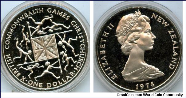 1974
$1 Silver 
Comonwelth Games
QEII