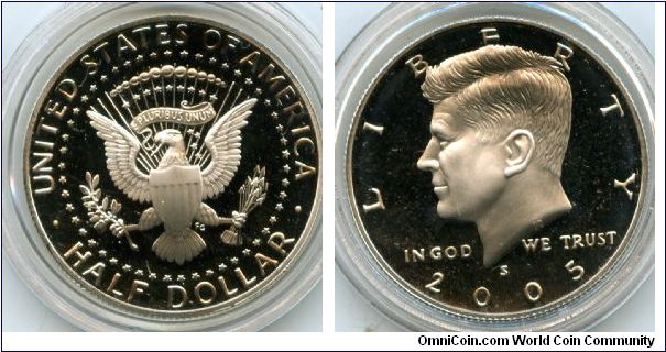 2005s
Silver Half Dollar
J F Kennedy