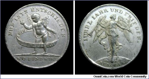 Peace of Luneville - Mm 32 - White metal