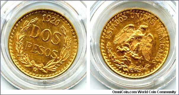 1920
2 Pesos
Value
Eagle