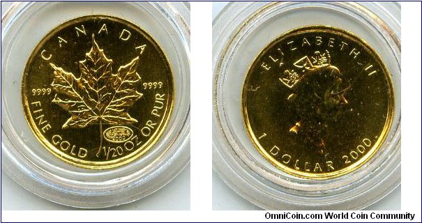 2000 Fierwork Privy
$1 1/20oz
Maple Leaf
QEII