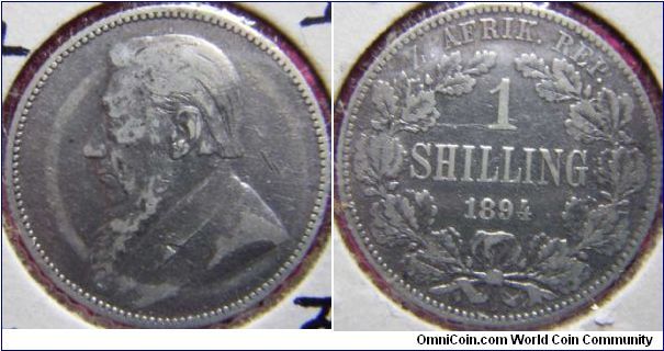ZAR 1 shilling