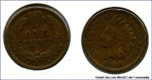1908
1 Cent
Value in Wreath
Indianhead