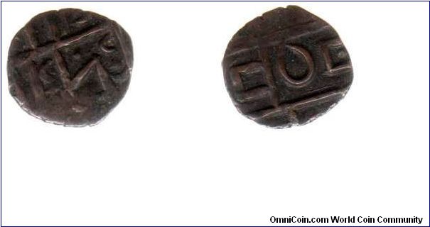 1835-1910 1/2 Rupee (Deb)