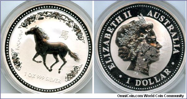 2002
$1 1oz Silver
Year of the Horse
QEII