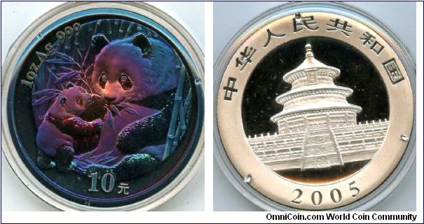 2005
10Y 1oz Silver Blued
Panda
Pagoda