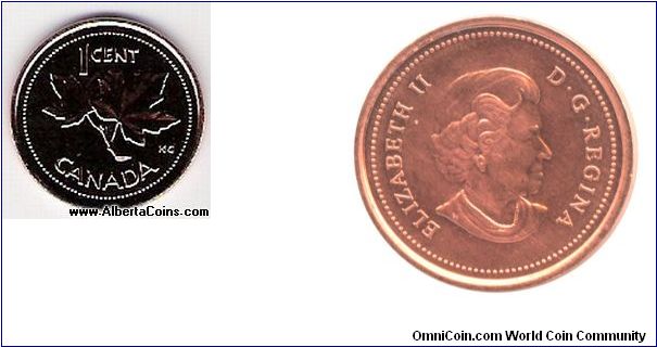1 cent Canada Double-Dated 1952-2002 EF-40 0.05