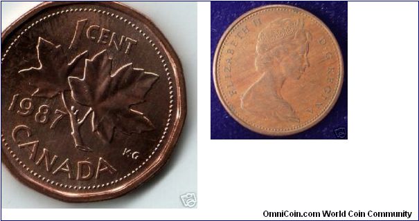 1 cent Canada VF-30 0.05