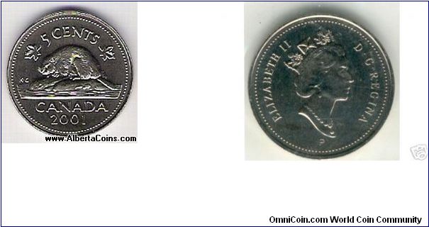 5 cent Canada EF-40 0.15