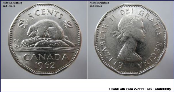 5 cent Canada VF-20 0.25
