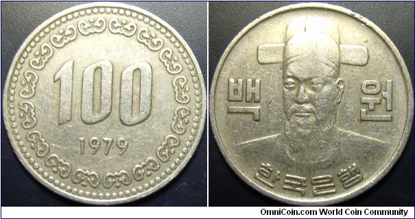 South Korea 1979 100 won.