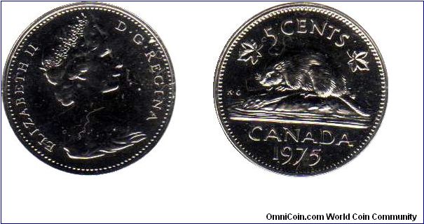 1975 5 cents