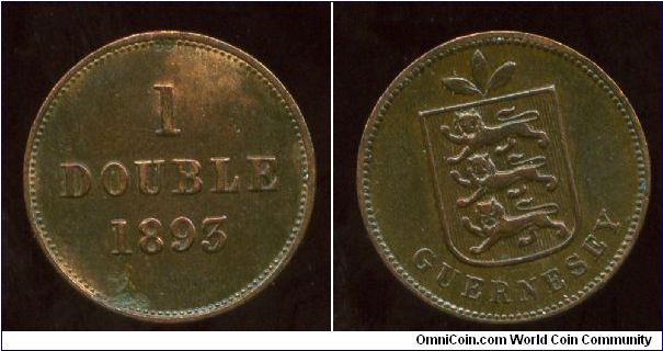 1893
1 double
Value & date
Coat of arms on shield