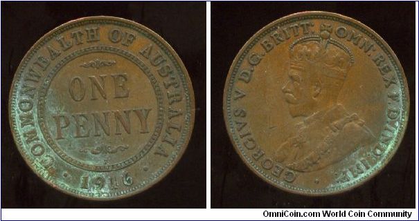 1916
1d
Value & date
King George V