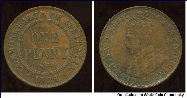 1921
1d
Value & date
King George V