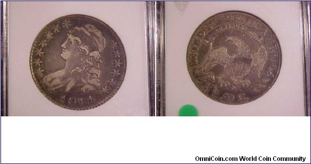 Nice 1814 O-103 (spike from wing) graded VF-30 by ANACS
