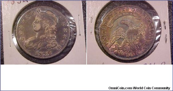 Nicely toned 1832 O-106 in XF, the reverse is particularly pretty!