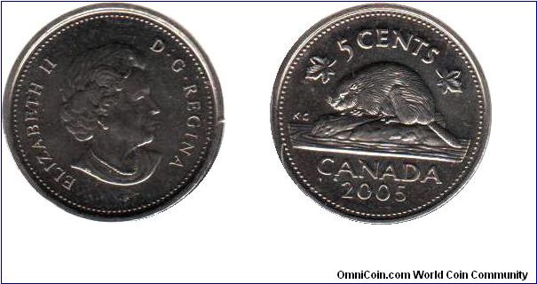 2005 5 cents