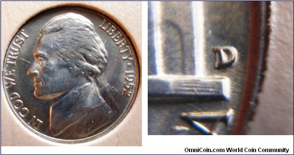 1952D Jefferson Nickel RPM?
