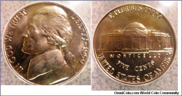 1959 Jefferson Nickel ANACS MS65 
5 Steps