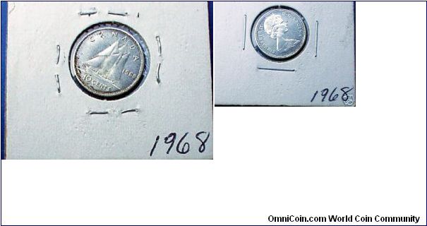 10 cent Canada 1.00 VF-20