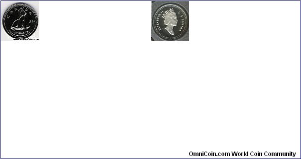 10 cent Canada 0.15 AU-50