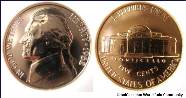 1962 Proof Jefferson Nickel NGC PR67