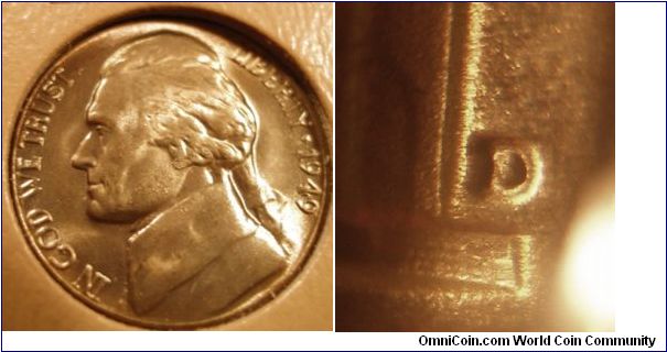 1949D Jefferson Nickel D/D RPM#?
Raw




(Book1, Group3, hole3)