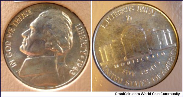 1943D Jefferson Nickel D/D RPM#3
BU Raw




(Book1, group4, hole6)