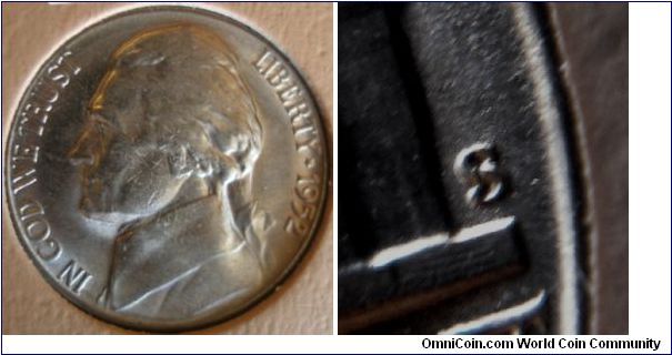 1952S Jefferson Nickel S/S RPM#3 BU Raw




(Book1, Group9, Hole4)