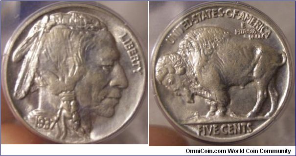 1937 Buffalo Nickel PCGS MS65 

OLD Rattler Slab