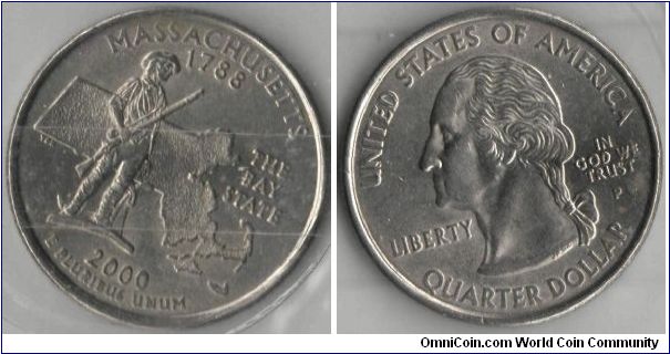 State Quarter Massachusetts