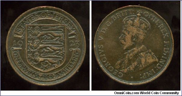 1923
1/12 of a Shilling
Shield & coat of arms
King George V 
Type II