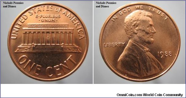 1 cent USA 1.75
MS-63 (brown)