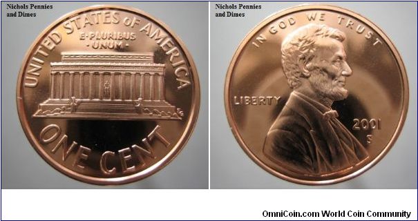 1 cent USA 1.00
MS-60