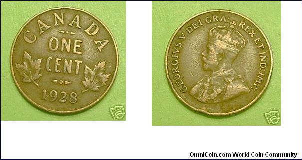 1 cent Canada 2.00
VF-20