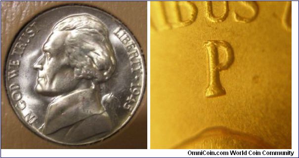 1945P Silver Jefferson Nickel P/P RPM#18
CONECA Top 100



(Book1, Group10, Hole6)
