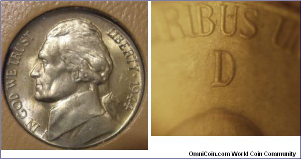 1944D Silver Jefferson Nickel D/D RPM#?




(Book1, group10, hole9)