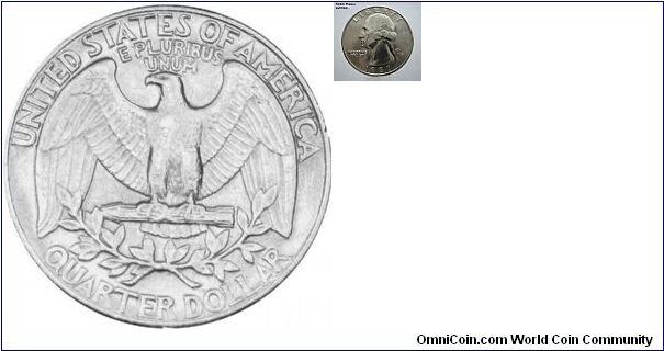 25 cent USA AU-50
0.45